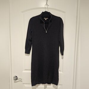 Tommy Bahama Knit Black Midi Dress #804
